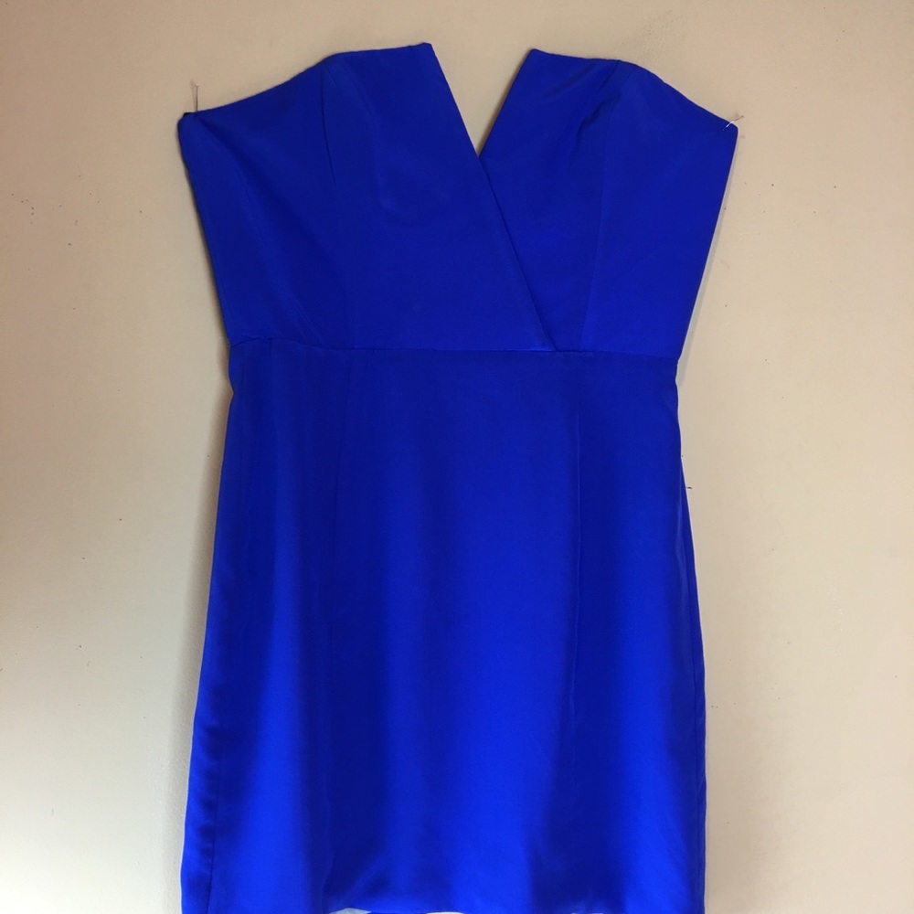 NAVEN Bombshell Circle Skirt Cobalt Blue Dress XS - Picture 3 of 7